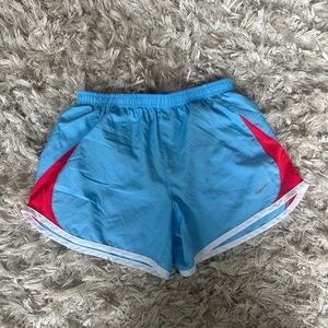 Nike Girls Running Shorts Blue